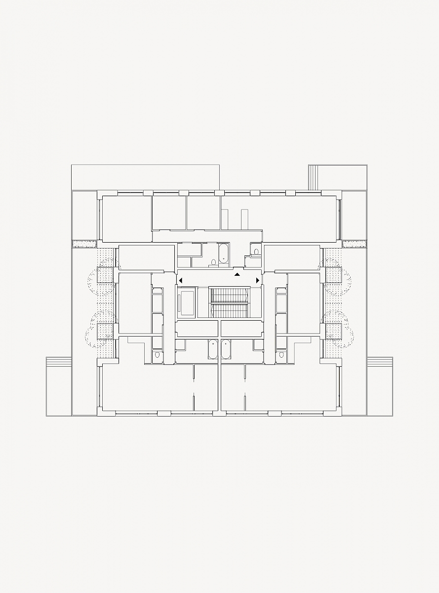 Plattegrond, Blok E